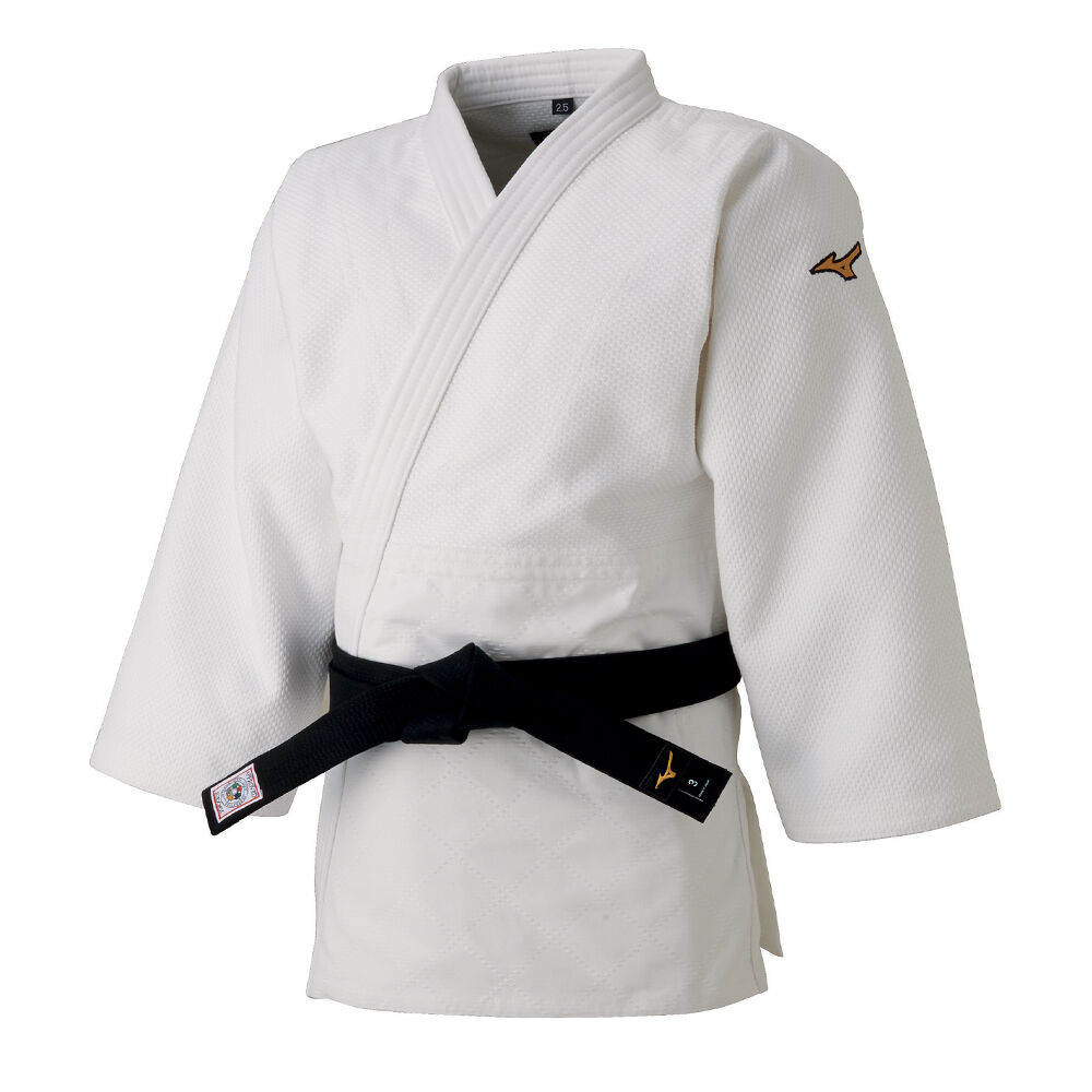 Chaqueta Mizuno Yusho IJF Japan Hombre Blancas Outlet CLRT-96305